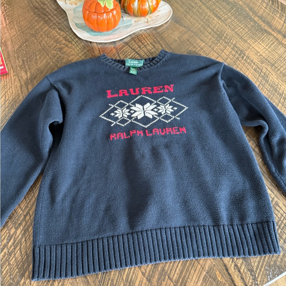 Ralph Lauren Dark Knit Sweater